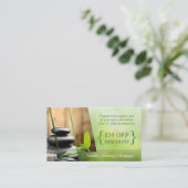 Remise Coupon Card SPA de massage de la vie morte  (Debout devant)