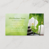 Remise Coupon Card SPA de massage de la vie morte  (Dos)