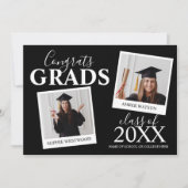Remise de diplôme conjointe | Invitation avec 2 ph (Devant)