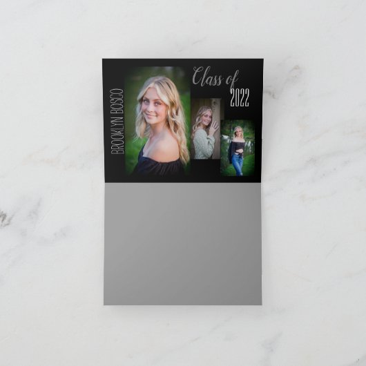 remise de diplômes Merci Votre Carte de remercieme (Intérieur)