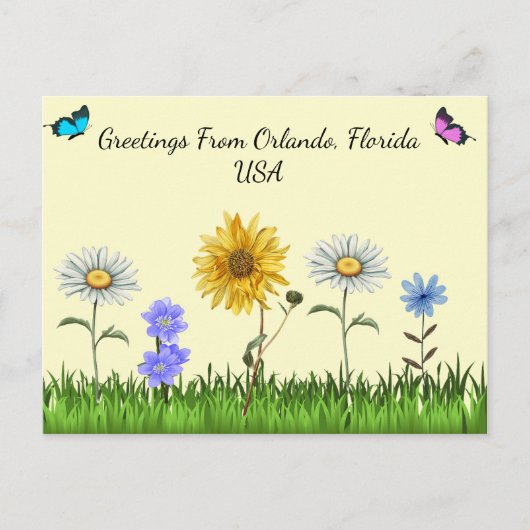 Remise Florale De La Carte Postale (Devant)