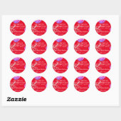 Remise Offre de vente Sticker rond classique (Feuille)
