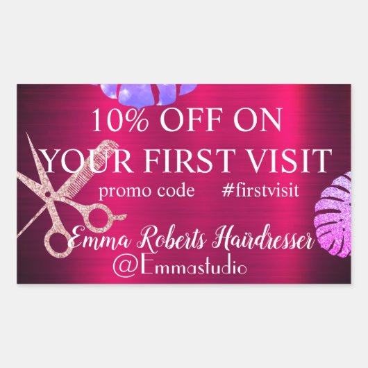 Remise Offre de vente Sticker rond classique (Devant)