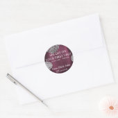Remise Offre de vente Sticker rond classique (Enveloppe)