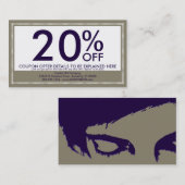 remise sur coupon de style emo (Devant / Derrière)