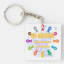 Remissie van kankerlinten sleutelhanger