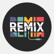 Remix Audio | DJ Muziek Retro Geometrische Grafiek