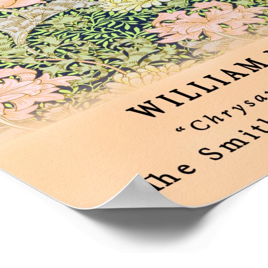  Remixed William Morris Chrysanthemum Poster (Hoek)