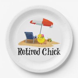 Remoe Chick - hibiscus Papieren Bordje