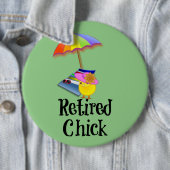 Remoe Chick, zo schattig. Ronde Button 6,0 Cm (In situ)