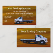 Remorquage du carte de visite PERSONNALISABLE (Devant / Derrière)