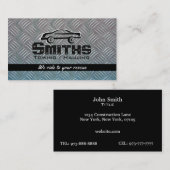 Remorquage transportant des cartes de visite (Devant / Derrière)