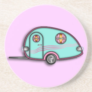 Remorque à goudron de lacets Dessous de verre en g