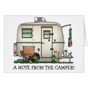 Remorque en verre vintage mignonne de voyage de