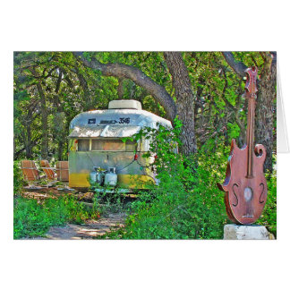 Remorque et art chez Sol'Stice, Dripping Springs,