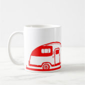 Remorque et tasse rouges 15oz d'arbre (Gauche)