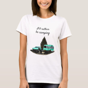 Remorque voiture de camping pour femmes T-shirt