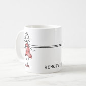 Remote-Hug Koffiemok (Voorkant links)