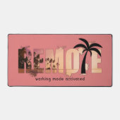 Remote Sunset Word Art Bureaumat (Voorkant)