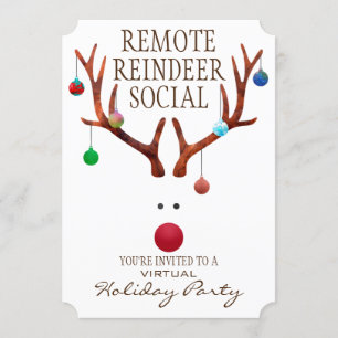 Remote/Virtual Holiday Party Kaart