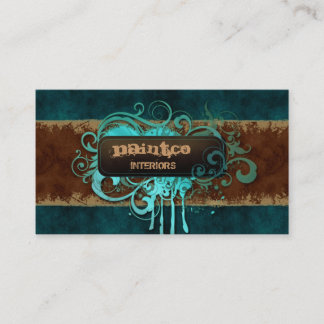 Remous de bleu de suède de carte de visite de