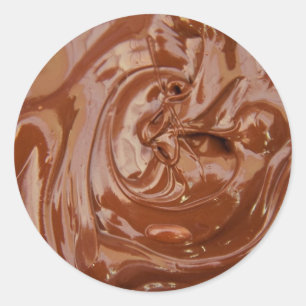 Remous des autocollants de chocolat