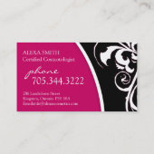 Remous élégant : : Carte de visite (Dos)