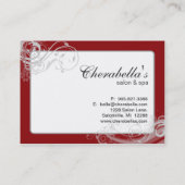 Remous floraux de spa de carte de rendez-vous de (Dos)