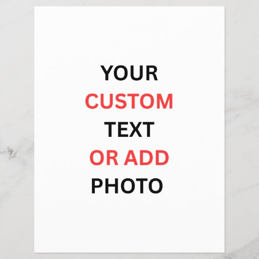 Remove This Design & Add Your Own Design Flyer (Voorkant)