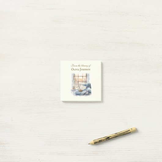 Removeable Custom Bookplate Pad  Post-it® Notes (Op bureau)