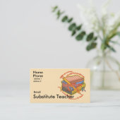 Remplacer la devise de l'enseignant cartes de visi (Debout devant)