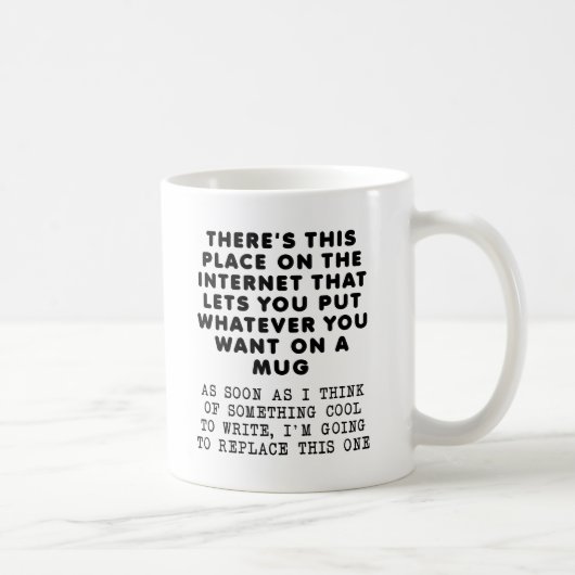 Remplacez Cette Mug Drôle (Droite)