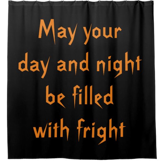 Rempli avec rideau de douche Halloween Fright (Devant)