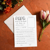 Remplir Imprimable Dans La Carte De Fête des pères