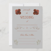 Remplir le Faire-part de mariage vide (Devant)