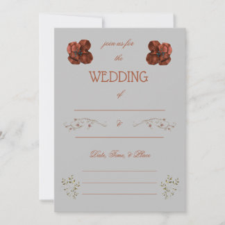 Remplir le Faire-part de mariage vide