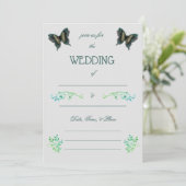 Remplir le Faire-part de mariage vide (Debout devant)