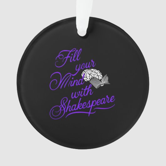 Remplir votre esprit avec Shakespeare Le cadeau ul (devant)