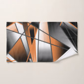 Remplissage de couleur dégradé orange Conception m (Serviette à main)