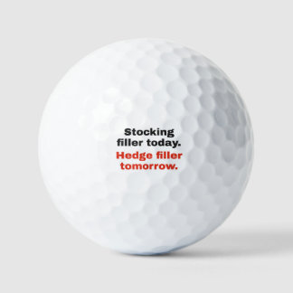 Remplisseur de haie demain: Balles de golf drôles