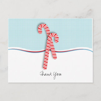 Remplissez la carte postale Merci de Noël vide