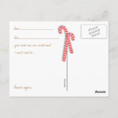 Remplissez la carte postale Merci Vacances Vacance (Dos)