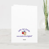 Remplissez le nom sur la carte de Noël Père Noël L (Dos)