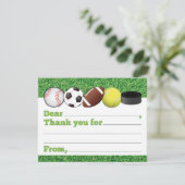 Remplissez les cartes de remerciements pour les en (Debout devant)