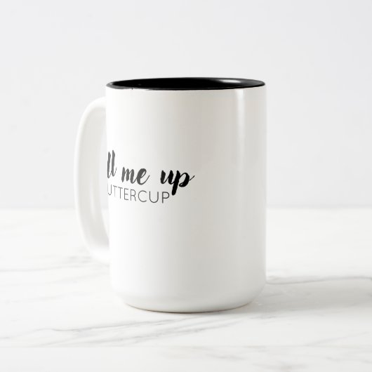 Remplissez-moi, tasse de renoncule (Devant gauche)