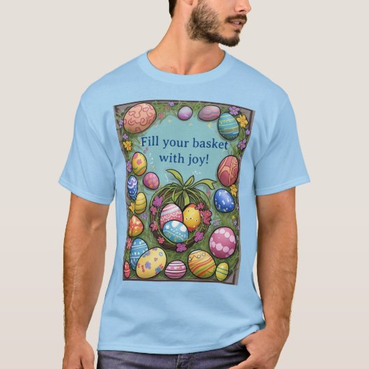 Remplissez Votre Panier Avec Joy T-Shirt Pâques (B (Devant)