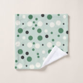 Remplissez votre vie avec Joy Polka dot motif (Gant de toilette)