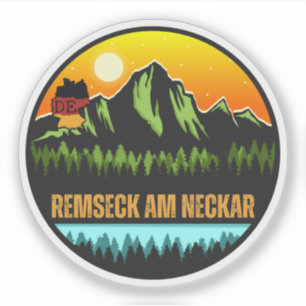 Remseck am Neckar, Baden-Württemberg Duitsland Sticker