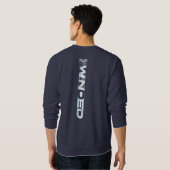 Ren Als De Wind | Heren Sweatshirt (Achterkant volledig)