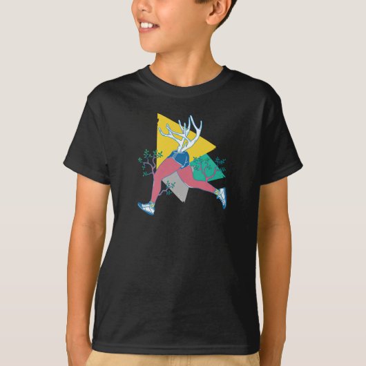 Ren als een Deer T-shirt (Voorkant)